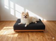 Caminha Pet Com Base Stoffa Para Cães e Gatos Preto
