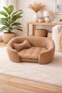 Caminha Pet G Suede Veludo com Almofada para Cães e Gatos Cor:Marrom Caminha Pet G Suede Veludo com Almofada para Cães e Gatos Cor:Marrom