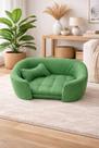 Caminha Pet G Suede Veludo com Almofada para Cães e Gatos Cor:Marrom