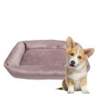 Caminha Pet Quadrada Para Gatos e Cachorros Velboa Veludo Suede Impermeável Antiderrapante