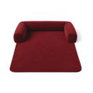 Caminha Veludo Premium Pet Cachorro para Sofá 72x90 Bordô
