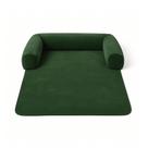 Caminha Veludo Premium Pet Cachorro para Sofá 72x90 Verde