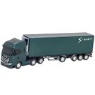 Caminhão 53cm Carreta Grande Iveco S-Way Baú - Brinquedo Infantil Com Rodas Livres - Usual