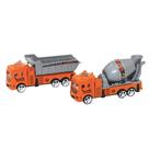 Caminhão a Fricção Construção 2 Brinquedos Betoneira Caçamba X-Power Top - Pica Pau
