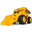 Caminhão basculante com escavadeira motorizada Toy Maxx Action 19'' 2-N-1
