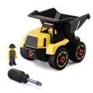 Caminhão basculante de brinquedo STANLEY Jr. Faça uma parte: vermelho, amarelo, preto