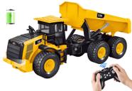 Caminhão basculante de controle remoto Kidditoy Mighty 1:18 Scale