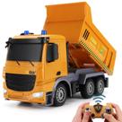 Caminhão basculante RC iQkidz Veículo de construção com controle remoto