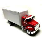 Caminhão Baú Peterbilt Cabine Metal 1:43 Vermelho Caminhão Baú Peterbilt Cabine Metal 1:43 Vermelho