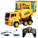 Caminhão Betoneira Controle Remoto Recarregável Brastoy Brinquedo Infantil