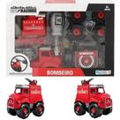 Caminhão Bombeiros City Machine Brinquedo Desmontável BR1698 Caminhão Bombeiros City Machine Brinquedo Desmontável BR1698