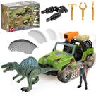 Caminhão Brinquedo de Dinossauro EKU Spinosaurus com 10 Sons e Lançamento de 4,5 m Caminhão Brinquedo de Dinossauro EKU Spinosaurus com 10 Sons e Lançamento de 4,5 m