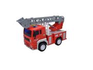 Caminhão Brinquedo Fricção Bombeiro C/ Escada Som Luz Escala 1:20 Caminhão Brinquedo Fricção Bombeiro C/ Escada Som Luz Escala 1:20