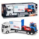 Caminhão Brinquedo Iveco S-way Carreta Copa Truck Equipe Iveco Presente Para Meninos