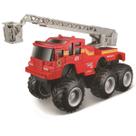 Caminhão Builder Zone Quarry Monster Ladder Truck Maisto 21191