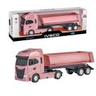 Caminhão Caçamba Basculante Toco Iveco S-Way Rodas Livres Caminhão De Carga - Brinquedo Infantil - Usual Caminhão Caçamba Basculante Toco Iveco S-Way Rodas Livres Caminhão De Carga - Brinquedo Infantil - Usual