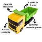 Caminhão Caçamba Brinquedo Infantil Interativo Super Frota Divplast