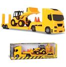 Caminhao Carreta + Trator Escavadeira Com Acess. Pollux Construction 6983607 - Silmar