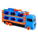 Caminhão Cegonheira Transport Vira Pista 2 Carrinhos DM Toys