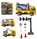 Caminhão com Acessórios Max Speed Roda Livre 8 Peças
