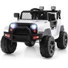 Caminhão de bateria Ride on Car Costzon 12V com controle remoto branco