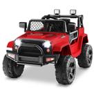 Caminhão de bateria Ride on Car Costzon 12V com controle remoto vermelho