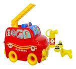 Caminhão De Bombeiro Resgate 2 Em 1 Baú Infantil - Elka