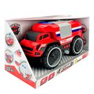 Caminhão De Bombeiro Resgate Luz E Som - BBR Toys R3668 Caminhão De Bombeiro Resgate Luz E Som - BBR Toys R3668