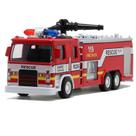 Caminhão de bombeiros fundido sob pressão com luzes, música e potência de fricção