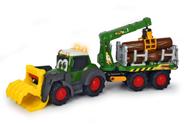 Caminhão de brinquedo DICKIE TOYS Happy Fendt Forester com reboque de 63 cm