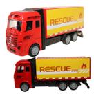 Caminhão De Ferro,Plastico Colecionáveis Modelo:Bombeiro Bau