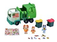 Caminhão de Lixo Bluey com Bingo e Bonecos - Conjunto de Brinquedo