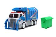 Caminhão de lixo de brinquedo Jada Toys Just Trucks com som e luz de 40 cm