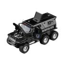 Caminhão De Polícia SWAT Em Escala 1:32, Modelo Diecast Com Som E Luz, Brinquedo Veículo Off-road