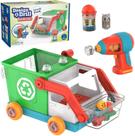 Caminhão de Reciclagem Educacional Toy - Design & Drill Bolt Buddies