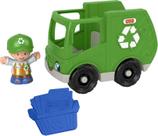 Caminhão de reciclagem Toy Fisher-Price Little People com Figura 1-5y