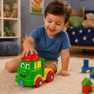 Caminhão Infantil Cebolinha Brinquedo Educativo Colorido