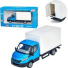 Caminhao Iveco Daily Carroceria Bau 1/30 Azul Usual 669