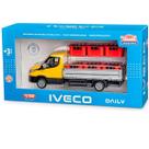 Caminhao Iveco Daily Carroceria DROP Side 1/30 Amarelo Usual 670