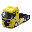 Caminhão Man Tgx Trucado 1:64 Welly Amarelo