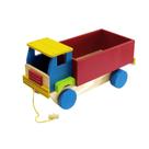 Caminhão Médio Brinquedo de Madeira Lúdico Transportar Pecinhas Caminhão Médio Brinquedo de Madeira Lúdico Transportar Pecinhas