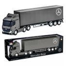 Caminhão Mercedes-Benz Actros Baú Miniatura Brinquedo Realista Colecionável Com Rodas Cromadas Usual