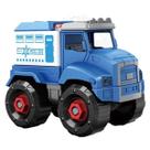 Caminhão polícia City Machine 12cm monta e desmonta BR1699 Multikids Caminhão polícia City Machine 12cm monta e desmonta BR1699 Multikids