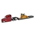 Caminhão Prancha e Trator De Esteira Cat D5M 1/87