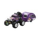 Caminhão RC Mini 1:64 Com Reboque, Brinquedo De Controle Remoto Em Liga De Alumínio Para Crianças