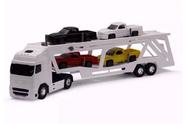 Caminhão Roda Livre - Voyager Cegonheira - Branco - Roma Brinquedos