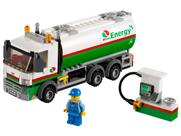 Caminhão-tanque LEGO City 60016 de brinquedo com minifigura e acesso.