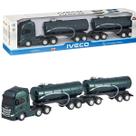 Caminhão Tanque Pipa Grande 69cm Rodotrem Rodas Cromadas Iveco S-Way Brinquedo Infantil - Usual
