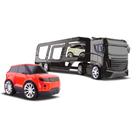 Caminhão Top Motors Cegonheira com Carrinhos - Preto - OMG Kids Caminhão Top Motors Cegonheira com Carrinhos - Preto - OMG Kids