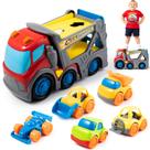 Caminhão Transportador de Carros P&C 31 cm com Som e Luzes